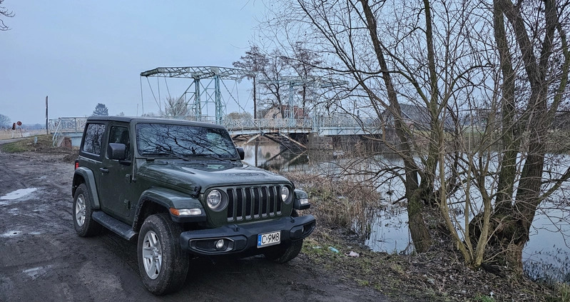 Jeep Wrangler cena 145000 przebieg: 33000, rok produkcji 2021 z Grudziądz małe 137